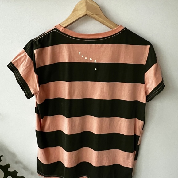 Clare V stripe T - Picture 2 of 4